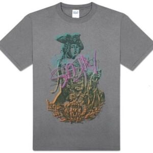 NWT Saosin Graphic Gray T-Shirt with Artistic Design